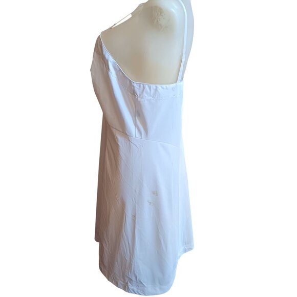 Vintage Sears Nylon Slip Dress Size 38 Short White Adjustable Straps 1960's - Picture 8 of 12